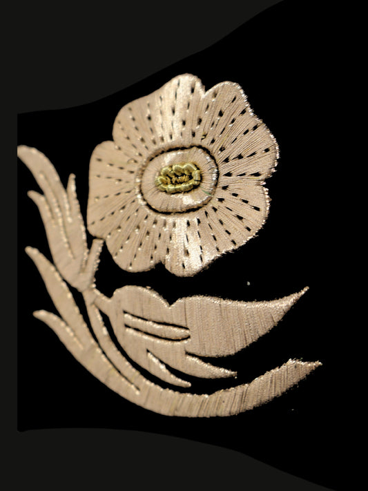 İris – El İşlemeli Kadife Zarafet El Çantası