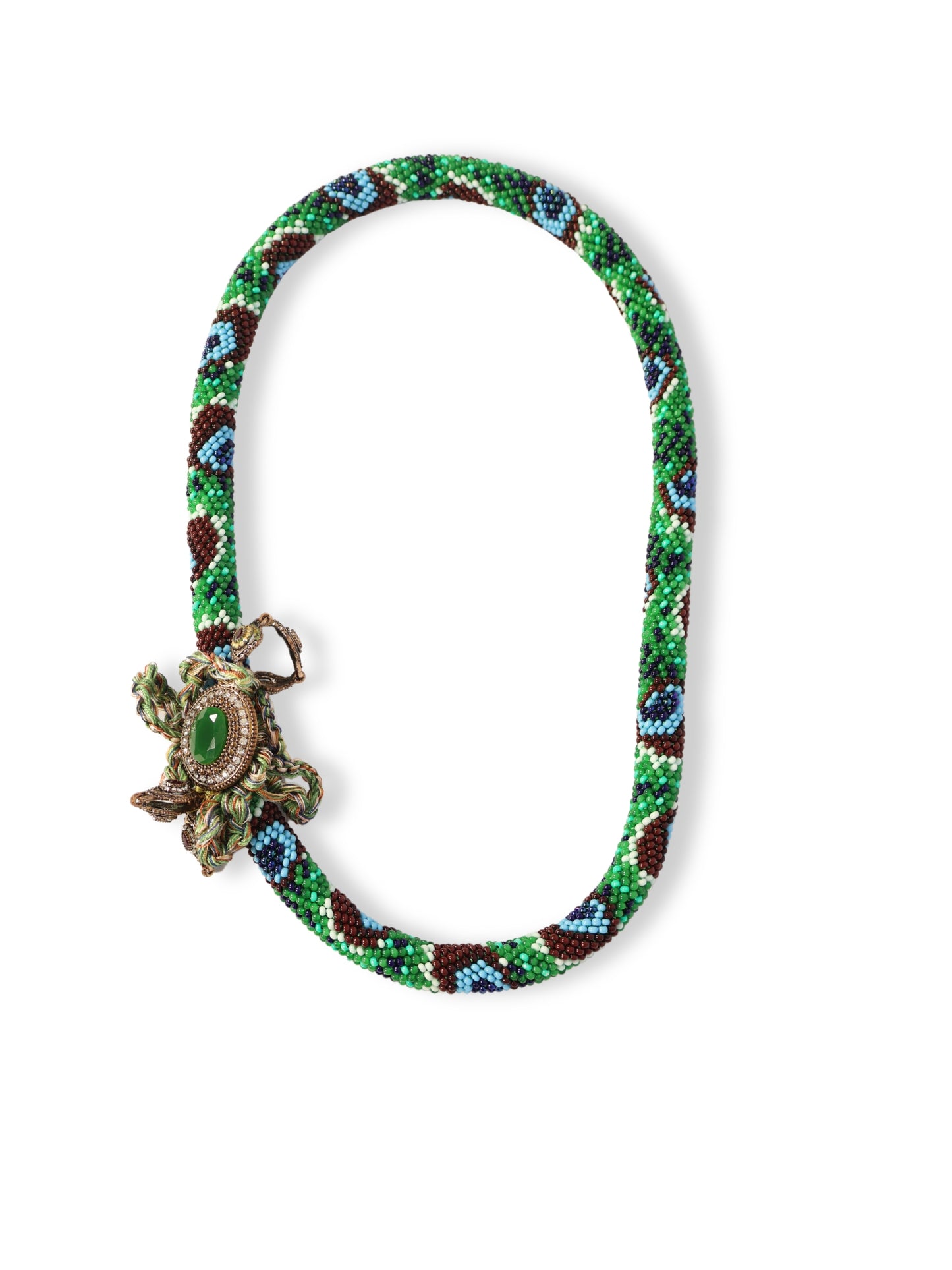 Belen – Green Path and Silent Tone Necklace