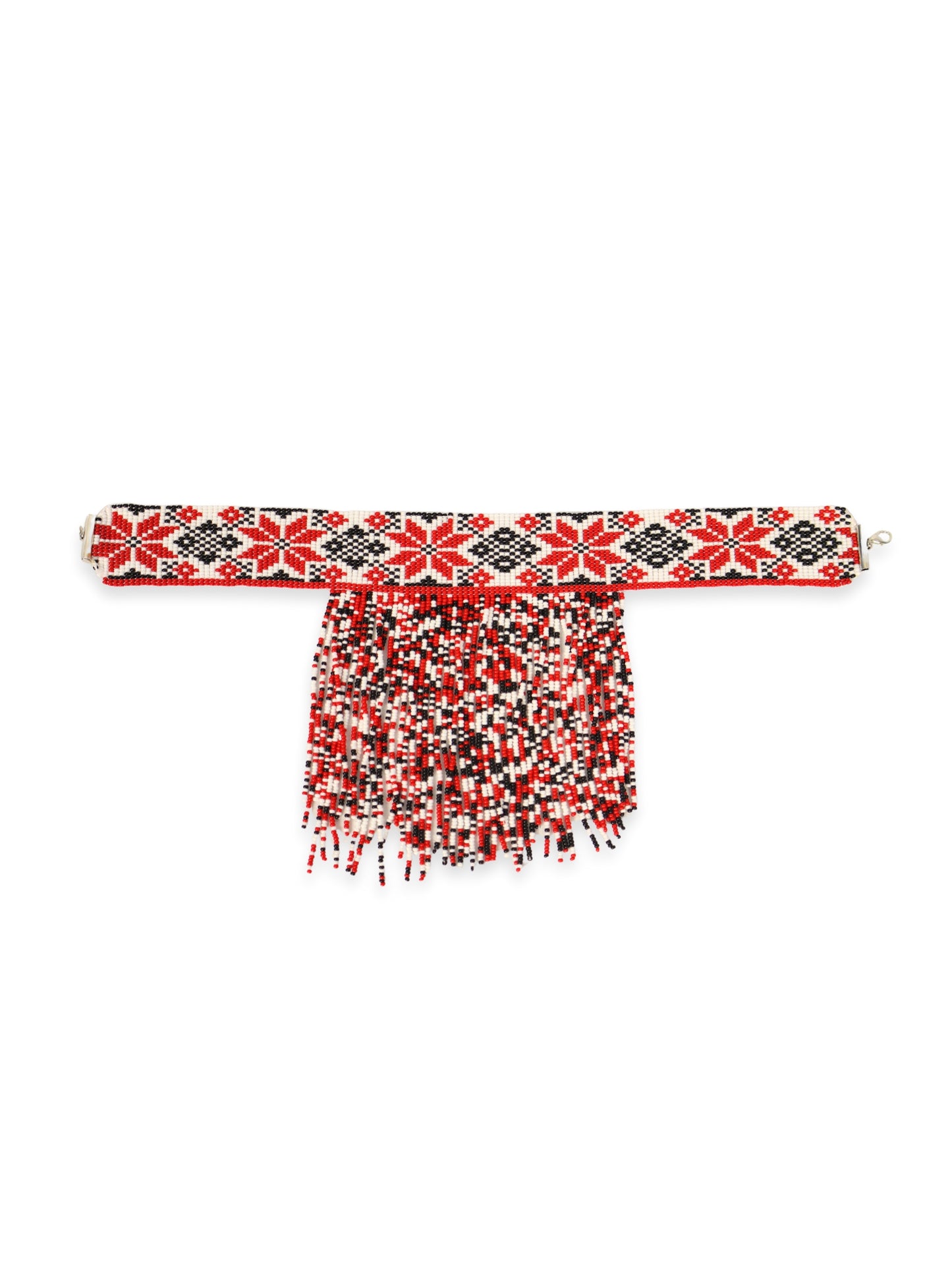 Dawn – Red Patterns and Flowing Flow Necklace