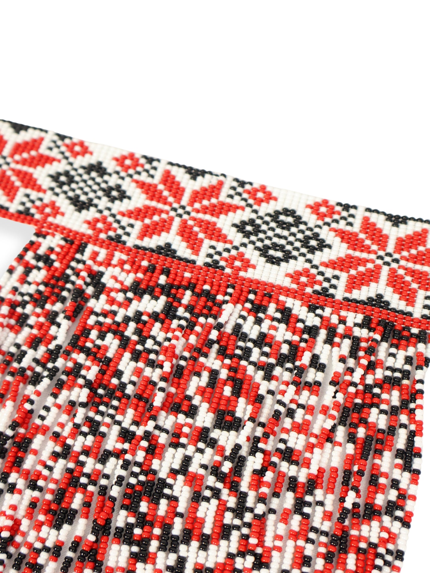 Dawn – Red Patterns and Flowing Flow Necklace