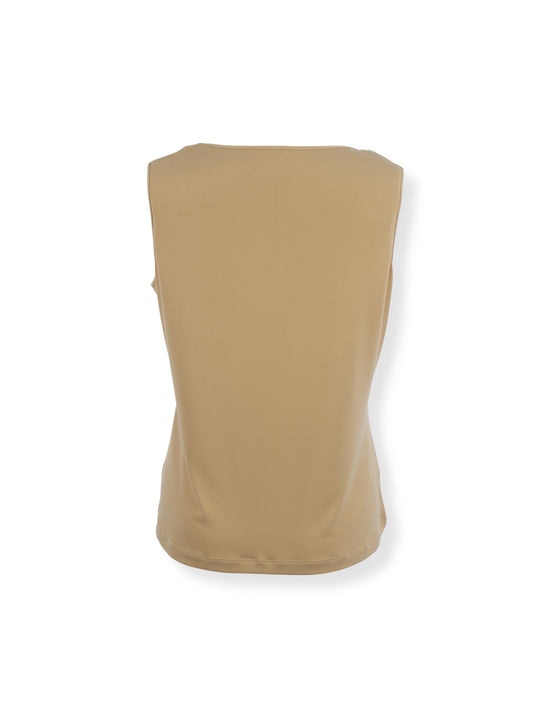 Meliha – Guipure Collar Stone Color Blouse