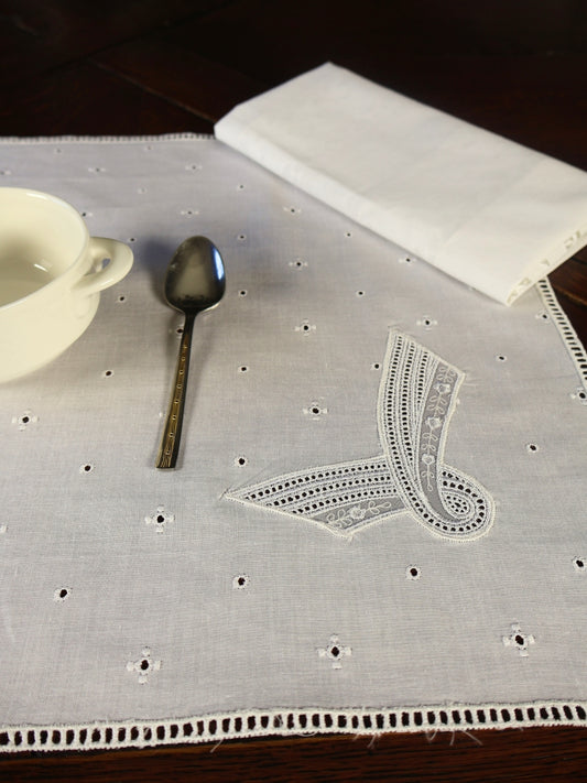 İthal Fisto Kumaştan Ciğerdeldi Beyaz Amerikan Servis Takımı