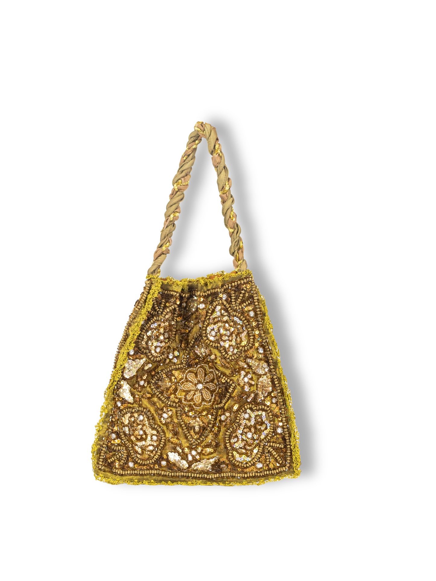 Zühre – Handmade Evening Bag with Gold Embroidery