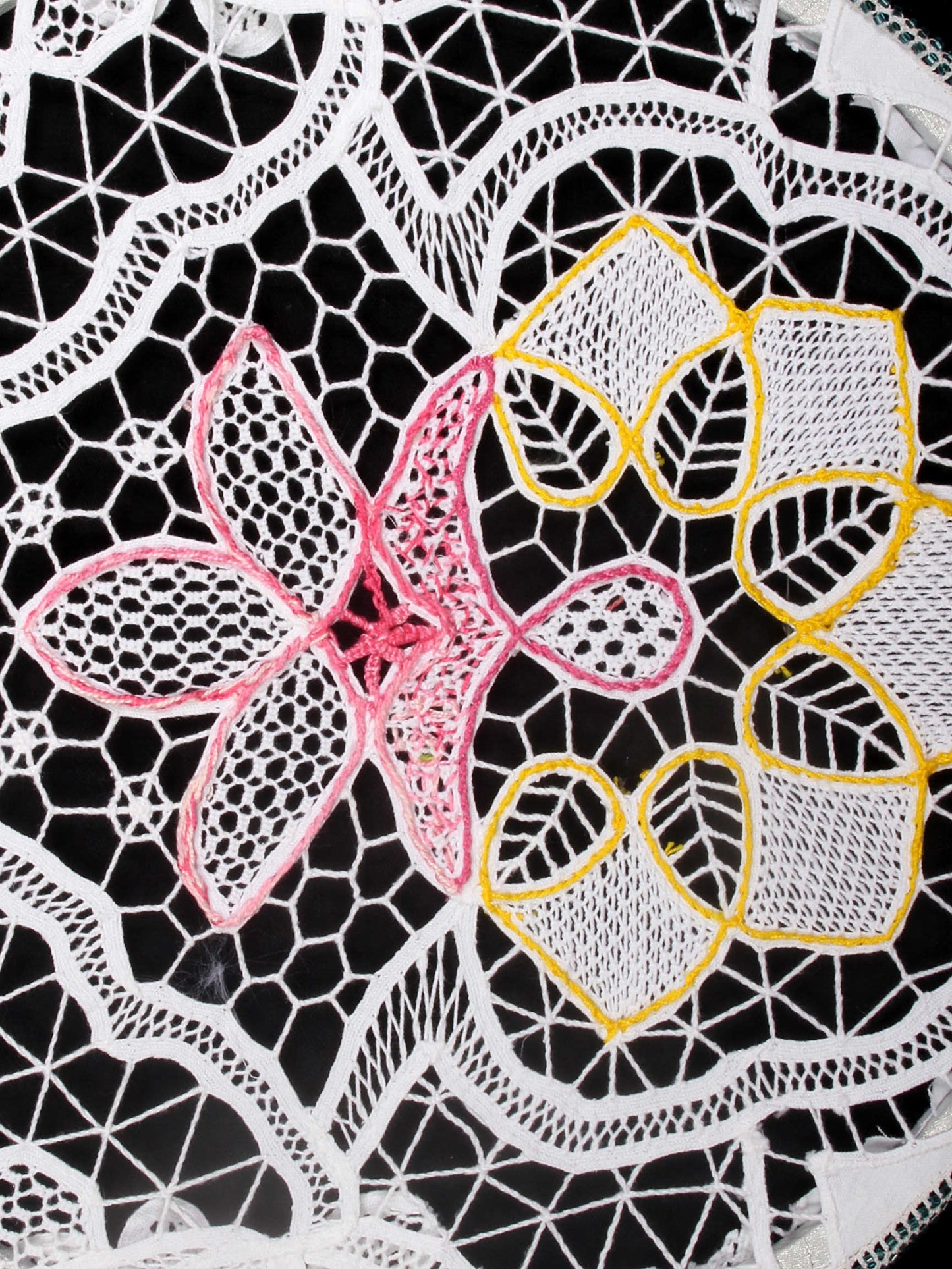 Sun in My Heart - Antique Lace Handmade Vintage Dreamcatcher