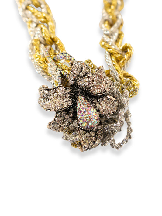 İkbal – Altın Dönüşlü Çift Hat Kolyesi