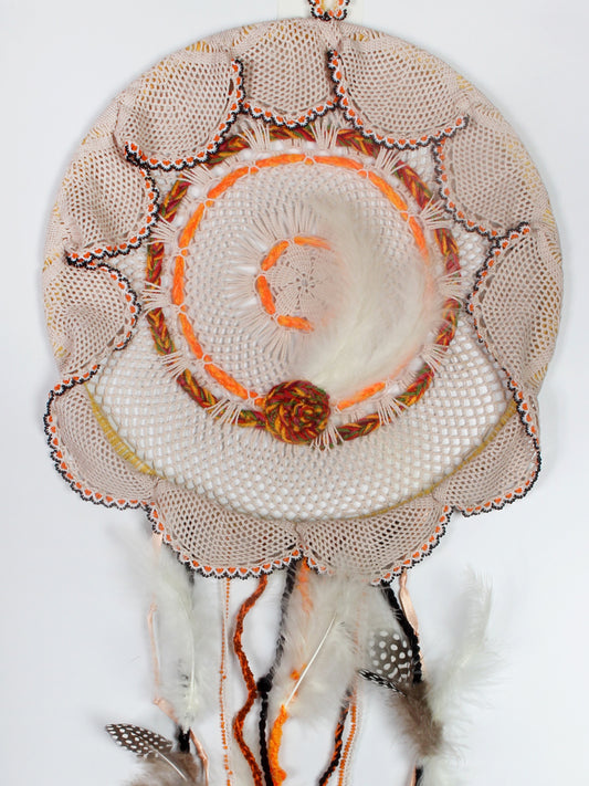 Antikam - Vintage Decorated - Double Sided Handmade Dreamcatcher