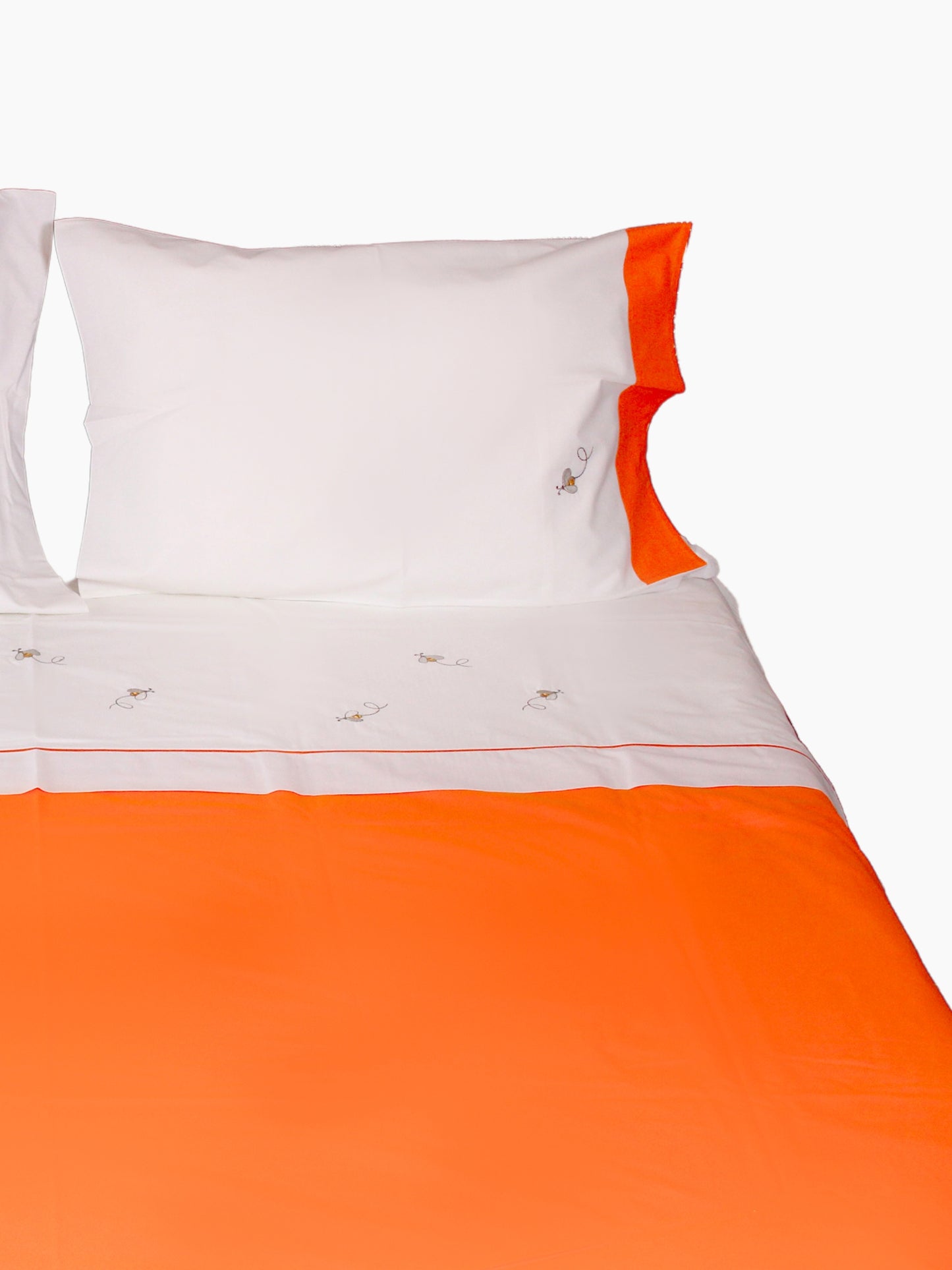 Balım – Arı Motifli Pamuklu Keten Nevresim Takımı