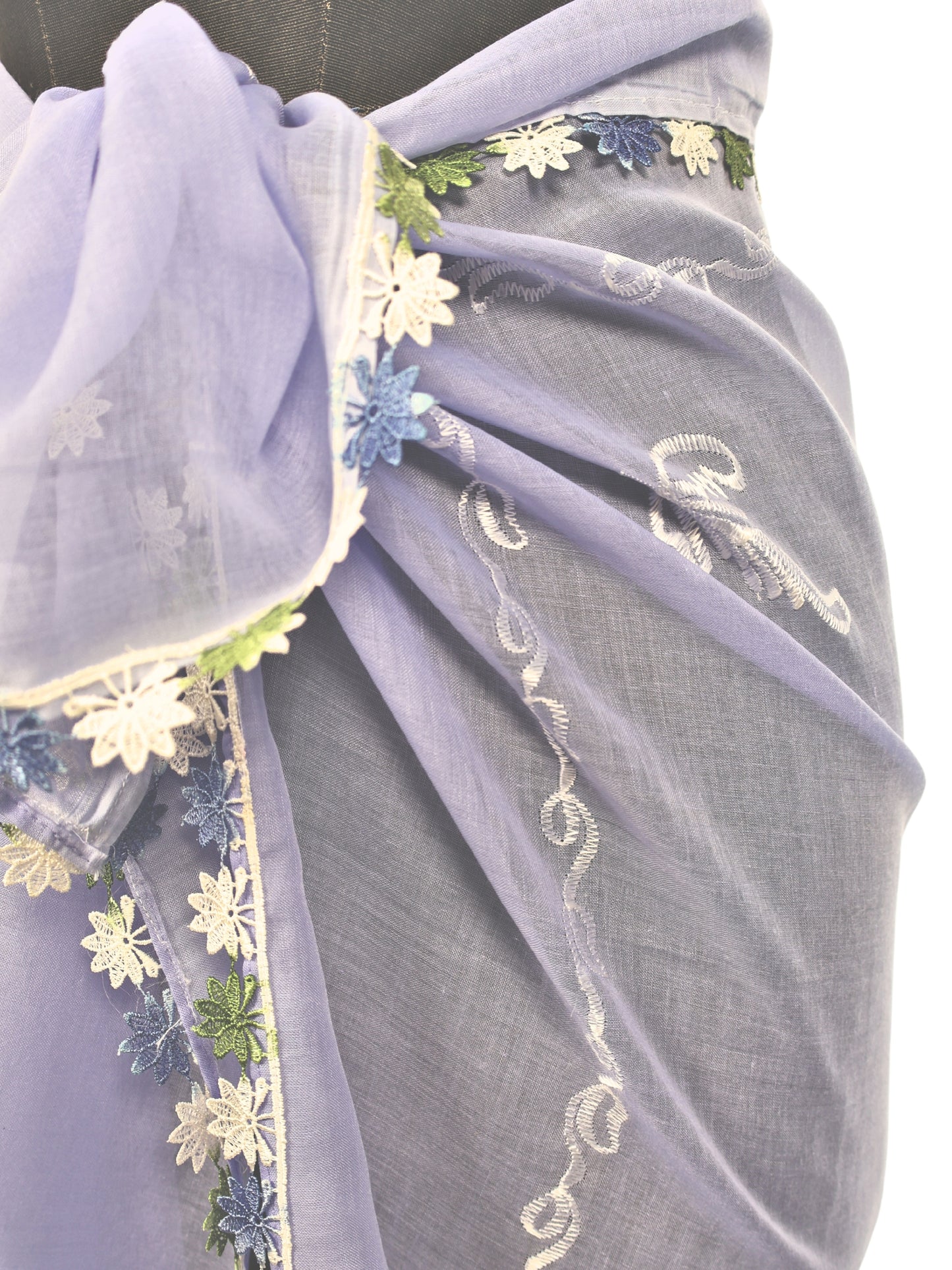 Lavender Garden - Transparent Tulle Pareo