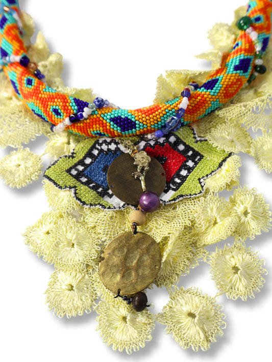 Mihra – Colorful Touch and Coastal Motif Necklace