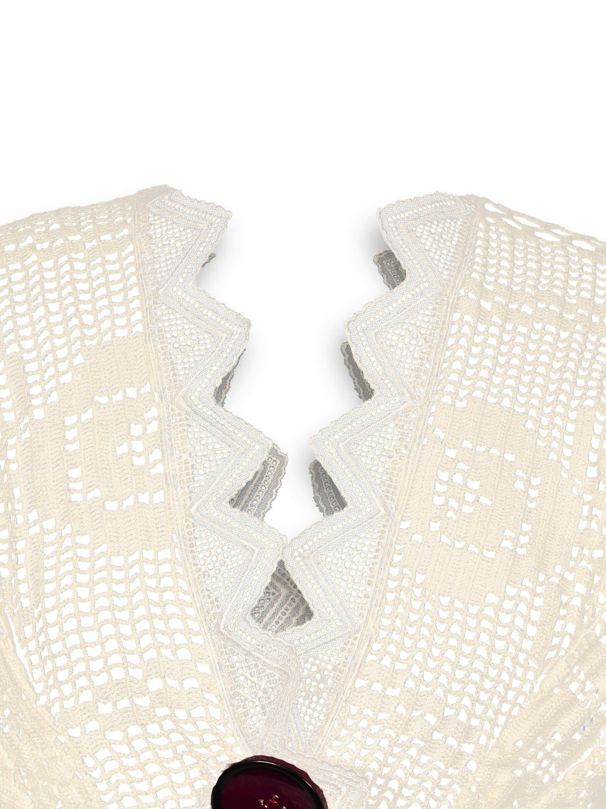 Lina – Fiyonk Detaylı Güpür Crop Bluz