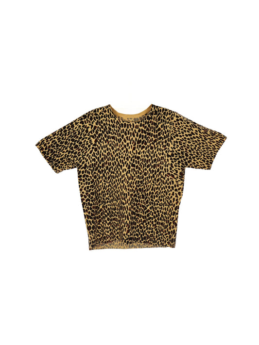 Cesur Şıklık – Leopar Desenli Hırka Bluz Takımı