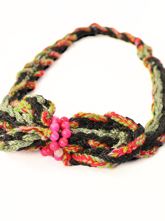 Zehra – Colorful Knot and Crossroad Necklace