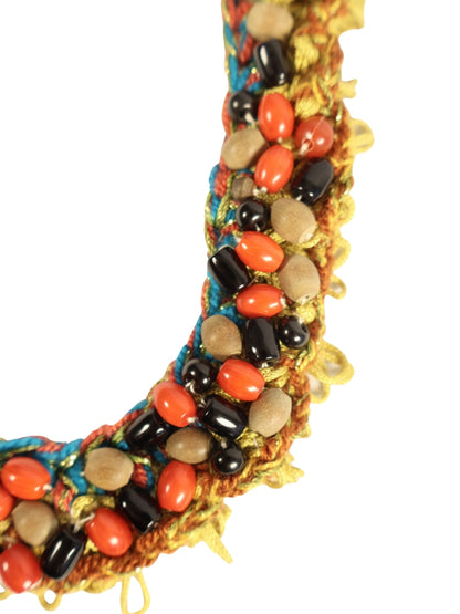 The Brief Form of Elegance Colorful Crystal and Natural Stone Mini Vintage Necklace