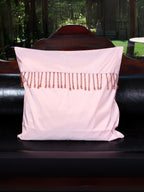 Pudra Zarafeti – Taş Detaylı İpek Tafta Kırlent Kılıfı