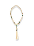 Mother of Pearl Shine – Large Pearl Shaped Sparkling Necklace