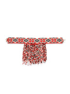 Şafak – Kırmızı Desenler ve Dökümlü Akış Kolyesi