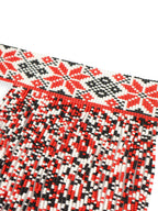 Şafak – Kırmızı Desenler ve Dökümlü Akış Kolyesi