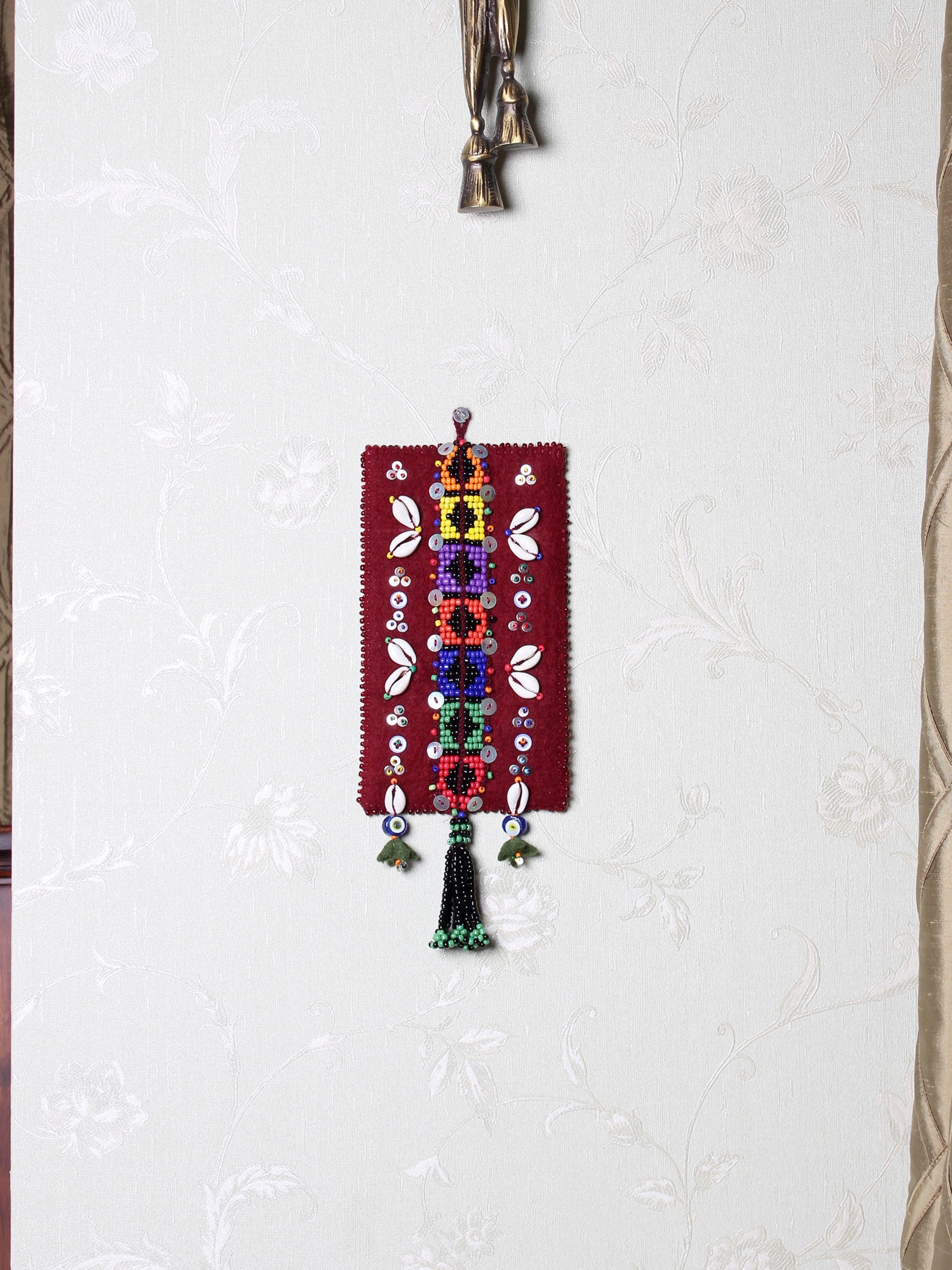 Beyza – Boncuk İşlemeli Duvar Nazarlığı