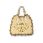 Sırma Touch - Maraş Embroidery and Lace Detailed Gusseted Handbag