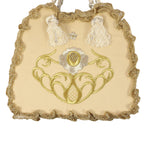 Sırma Touch - Maraş Embroidery and Lace Detailed Gusseted Handbag