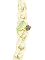 Spring Tip – Silk Mortar Necklace with Ribbon and Stones