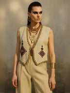 Badem – Tığ Harçlı Yelek