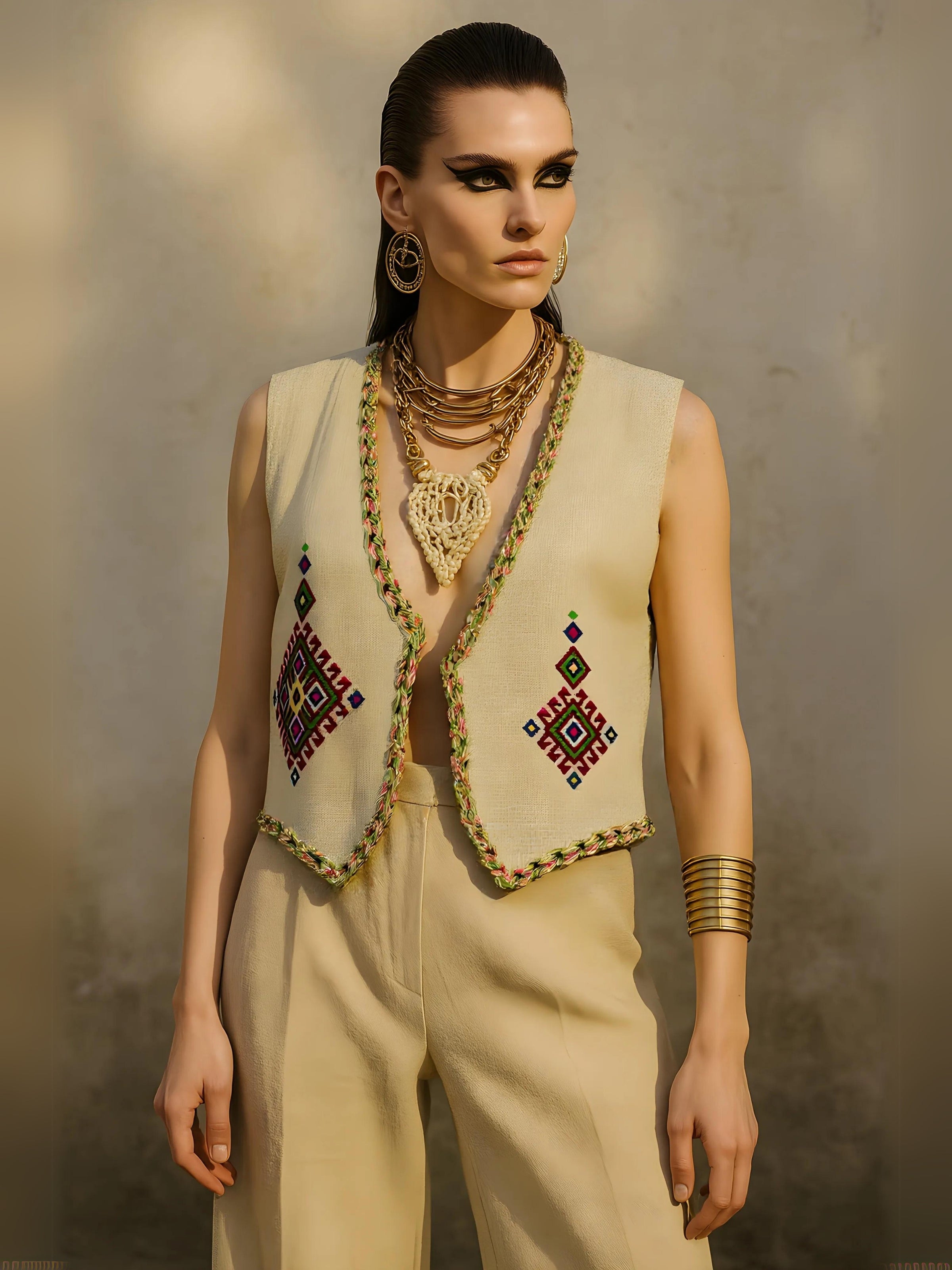 Badem – Tığ Harçlı Yelek