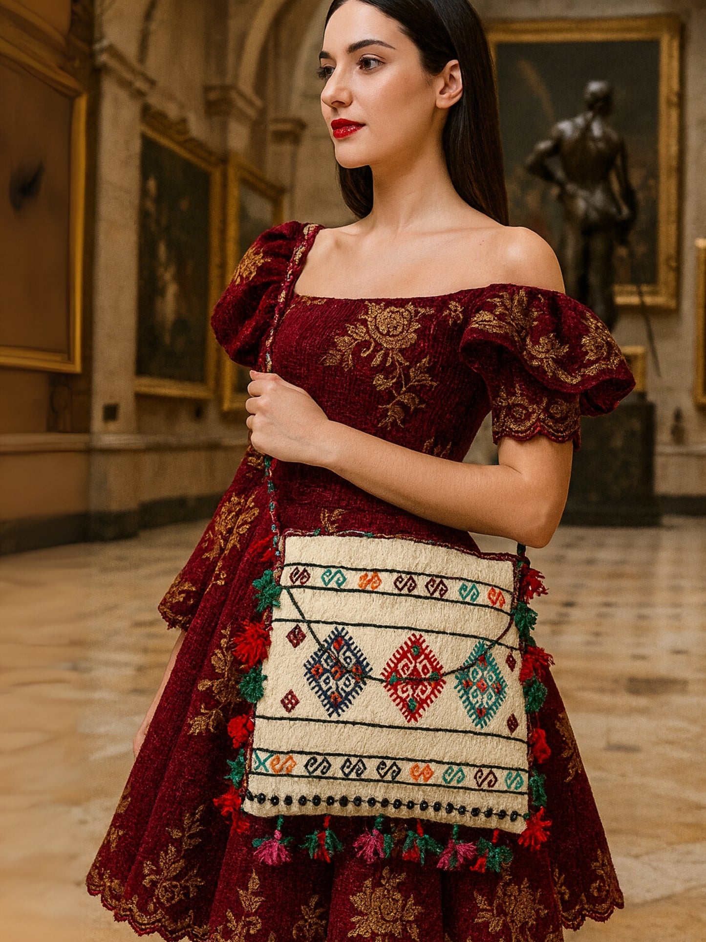 İki Yüz, Tek Ruh – Modernize Edilmiş Çift Taraflı Antika Heybe