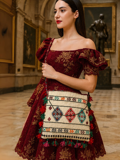 İki Yüz, Tek Ruh – Modernize Edilmiş Çift Taraflı Antika Heybe