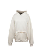 İnci Dokunuş – El Dantelli Cep Detaylı Kapşonlu Sweatshirt