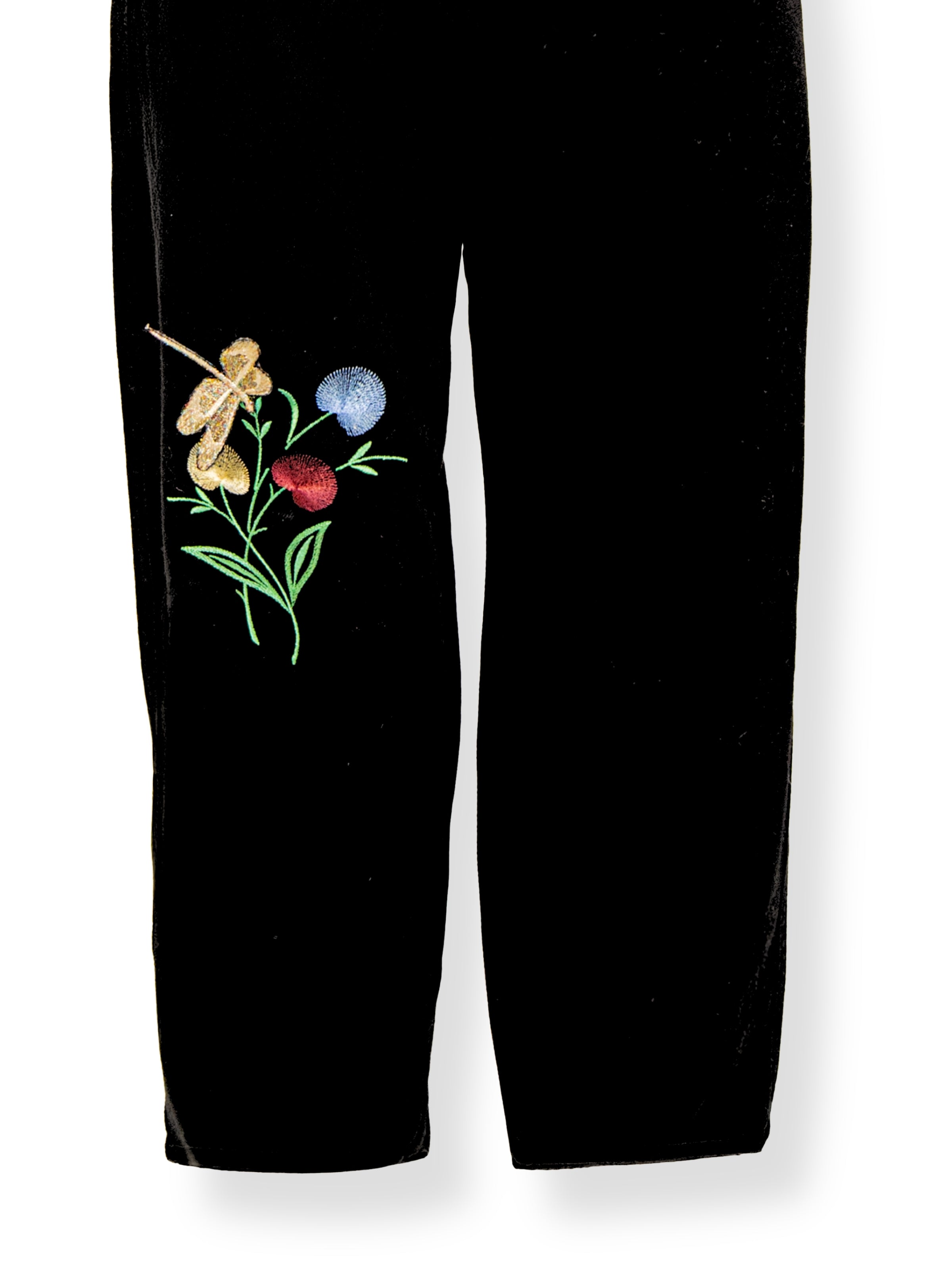 Nermin – Butterfly Patterned Skinny Leg Jeans