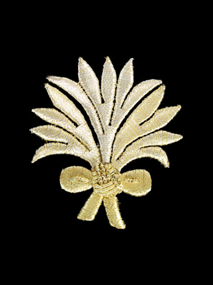 Gece Zarafeti – Sim Sırma İşlemeli Siyah Kadife Cüzdan