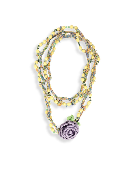 Garden Path – Floral Adjustable Vintage Necklace