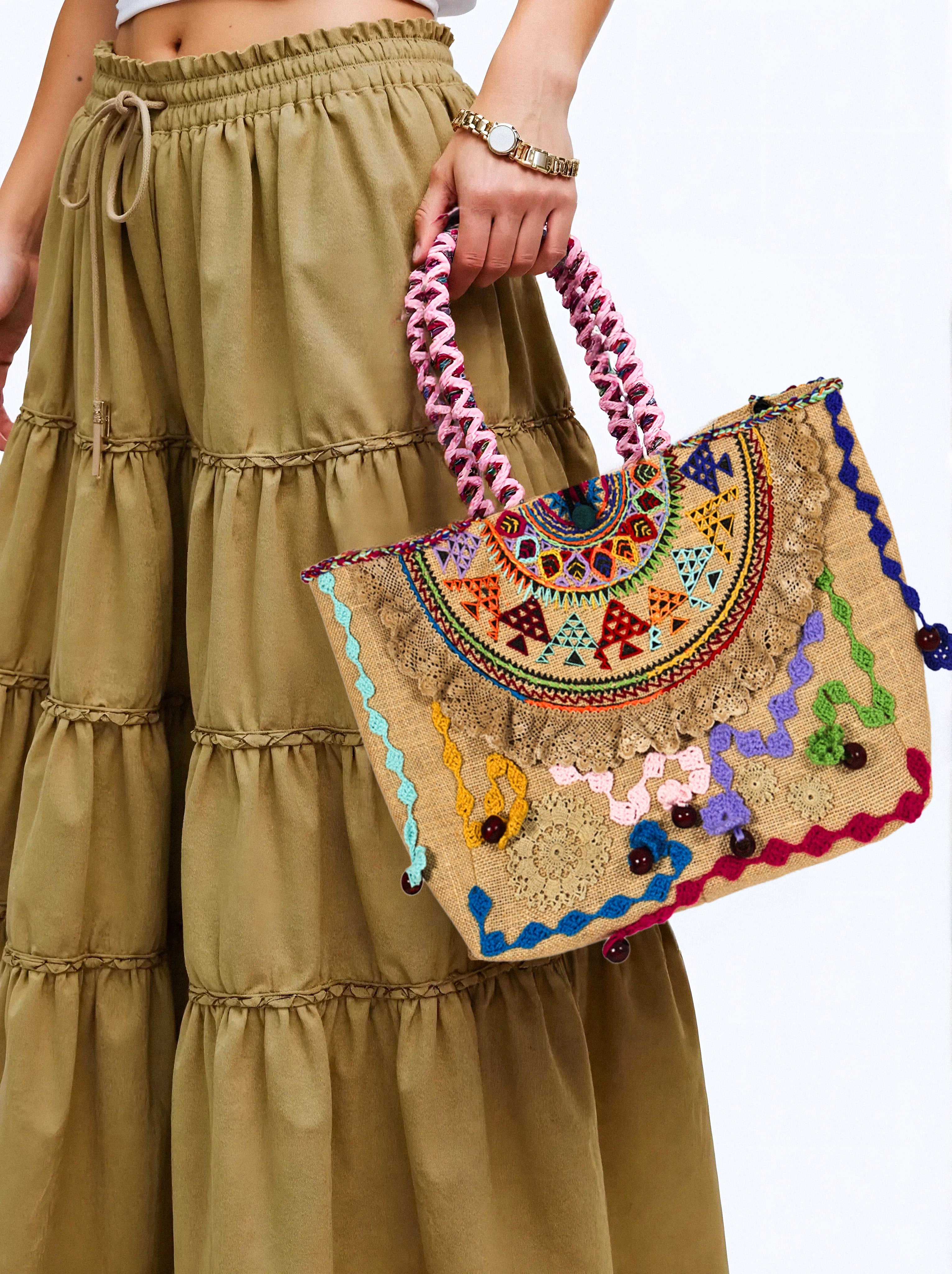 Berin – El İşlemeli Etnik Yazlık Çanta