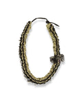 Moon Lace – French Lace Black Glitter Necklace