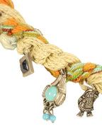 Stone Blend – Jute and Beaded Cord Necklace