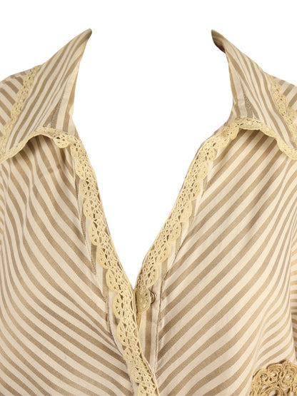 The Silence of the Coat of Arms – Hand Laced Men's Jacquard Collar Shirt