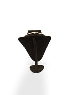 Silver Evening – Handcrafted Necklace with Triangle Motif
