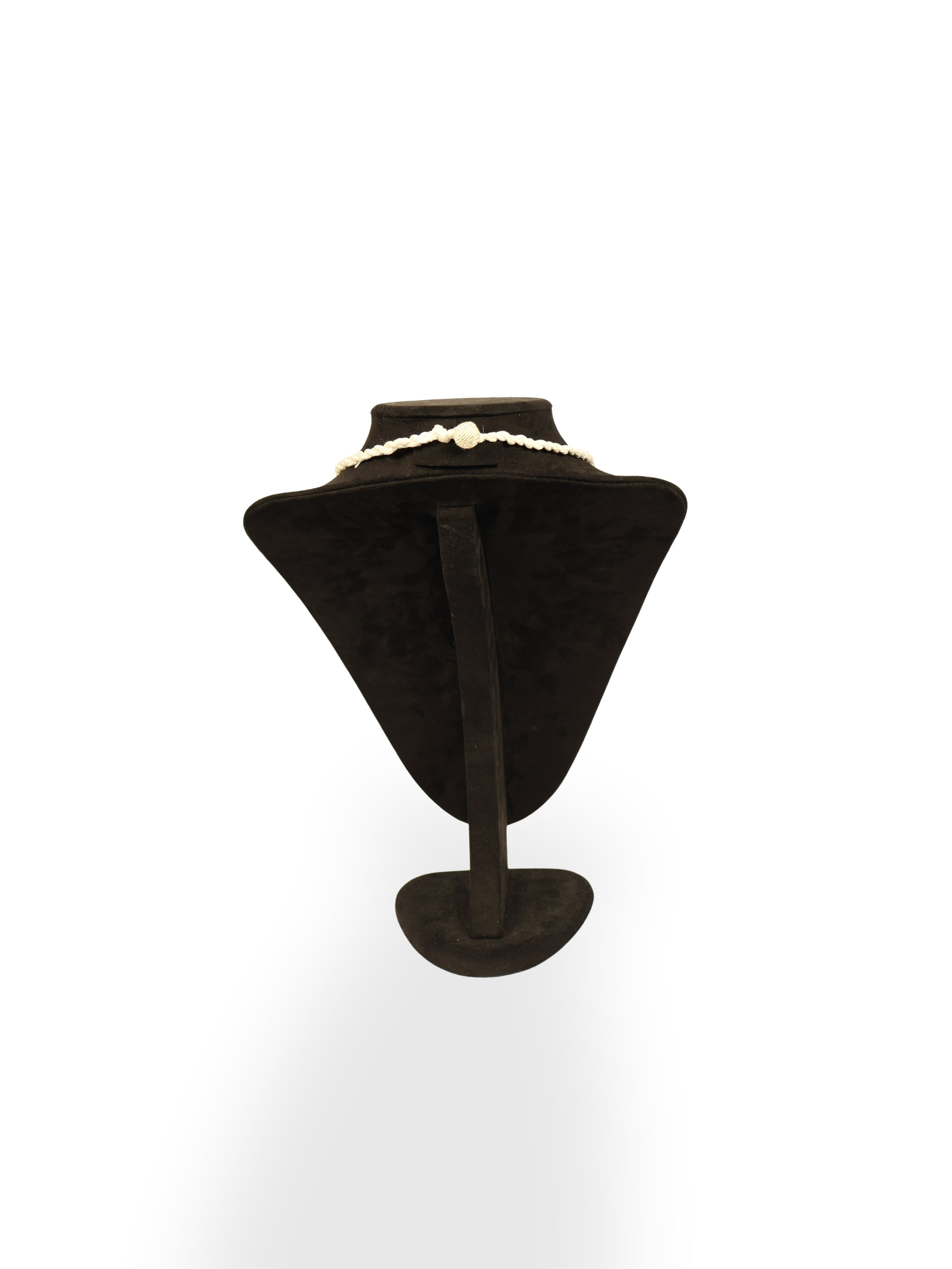 Silver Evening – Handcrafted Necklace with Triangle Motif