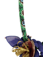 Bead Garden – Colorful Scarf Beaded Art Necklace
