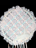 Pembe Hayallerim - Dantel Süslemeli El Yapımı Dreamcatcher