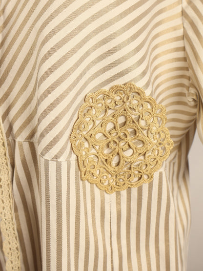 The Silence of the Coat of Arms – Hand Laced Men's Jacquard Collar Shirt