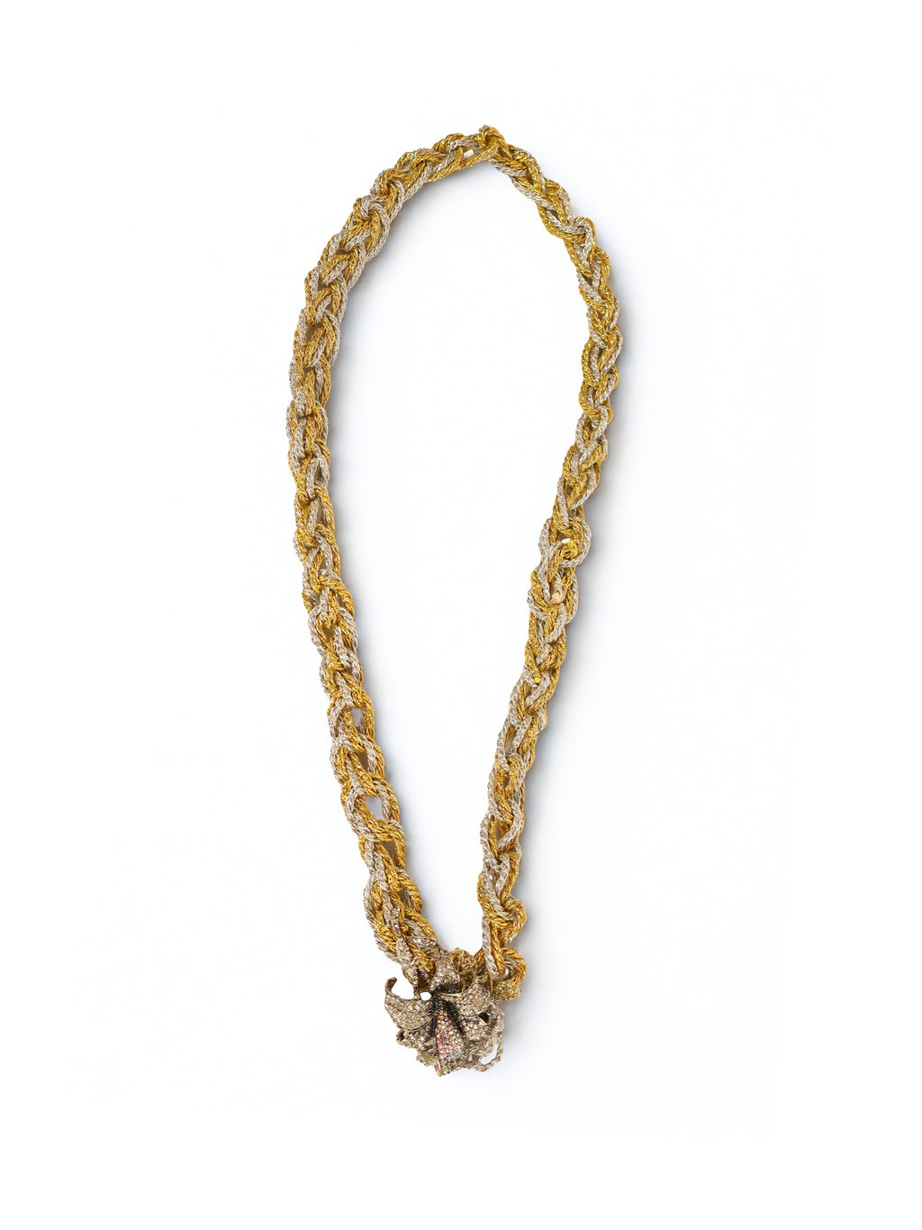 İkbal – Altın Dönüşlü Çift Hat Kolyesi