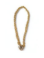 İkbal – Altın Dönüşlü Çift Hat Kolyesi