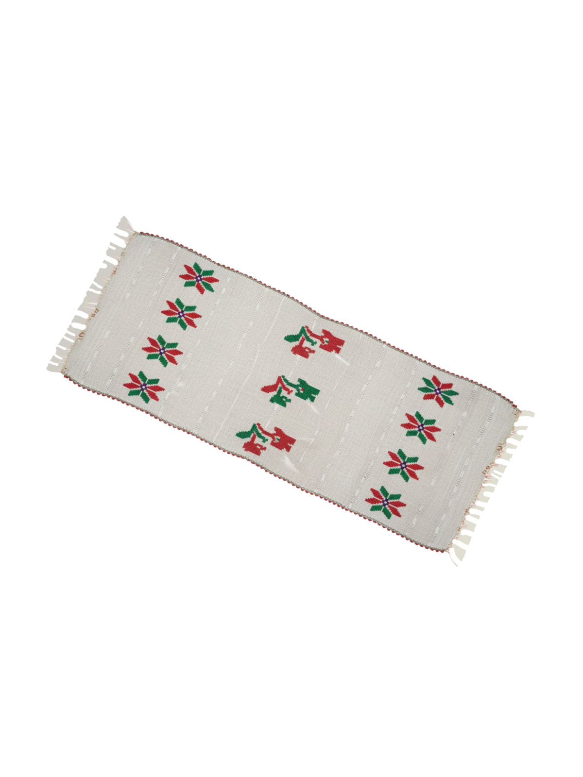 Zaman İzi – Antika Tezgah Dokuma İpek Örtü