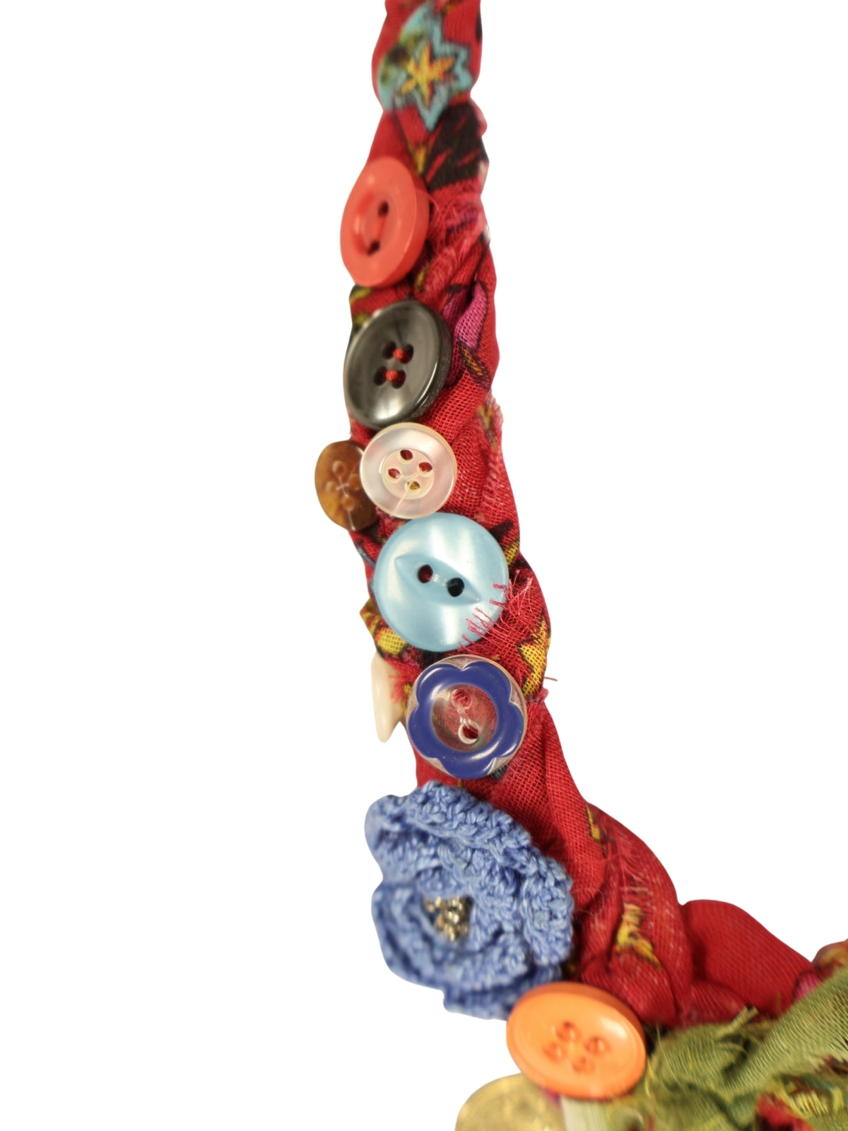 Spirit of Writing – Vintage Necklace Adorned with Bohemian Charms