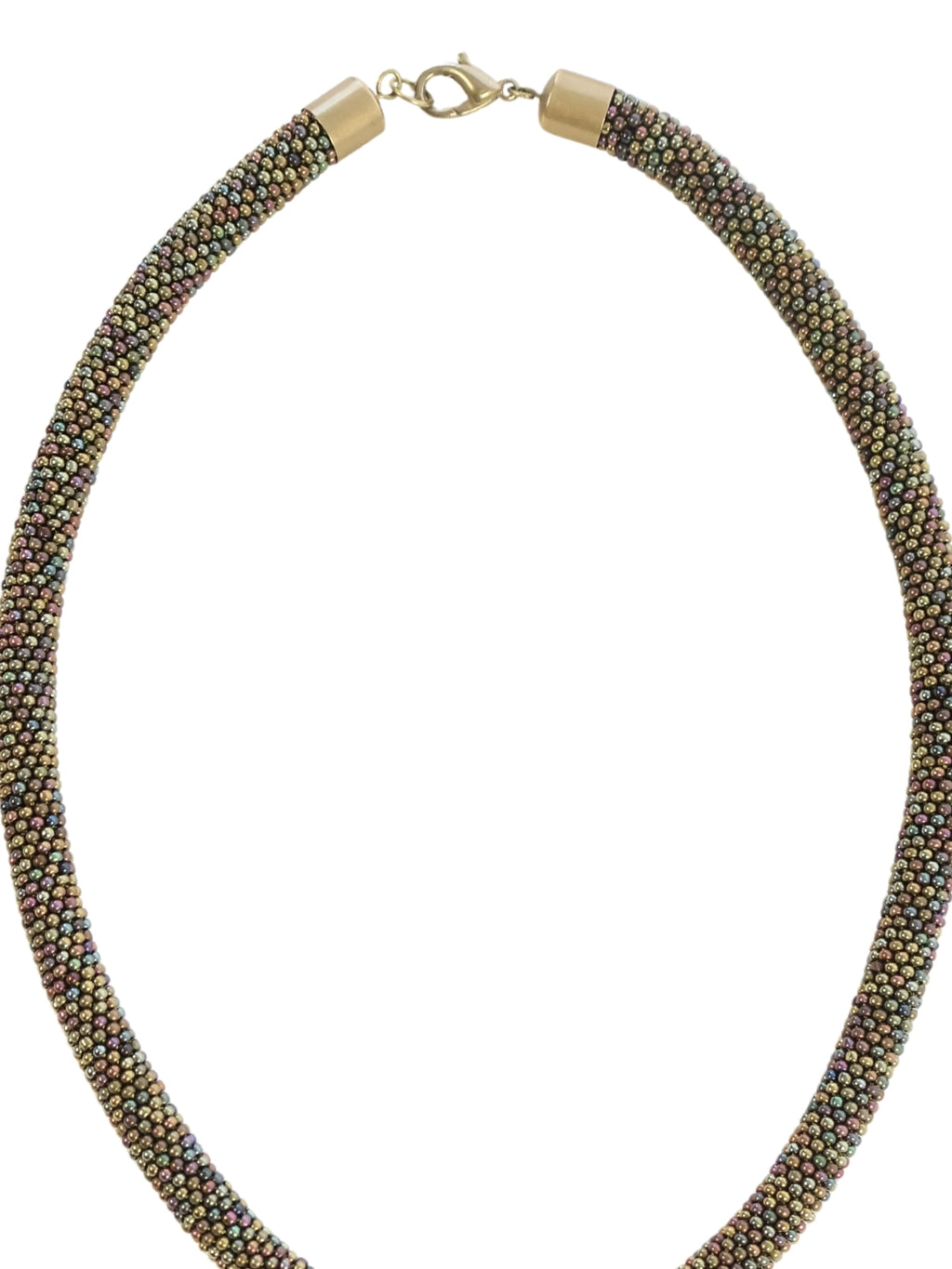 Evil Eye Cord – Evil Eye Embroidered Necklace with Miyuki Beads