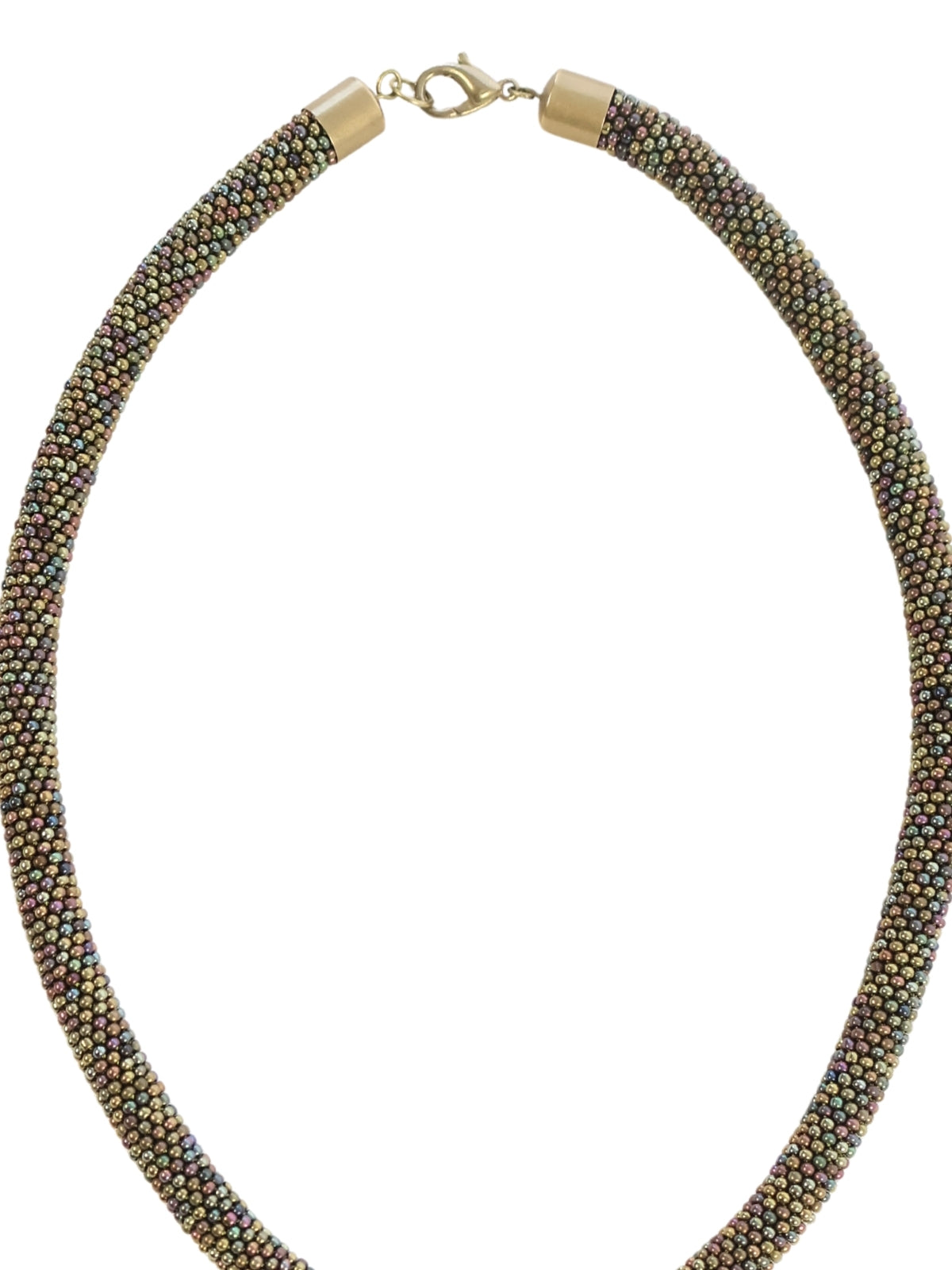 Evil Eye Cord – Evil Eye Embroidered Necklace with Miyuki Beads