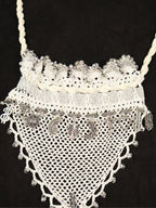 Silver Evening – Handcrafted Necklace with Triangle Motif