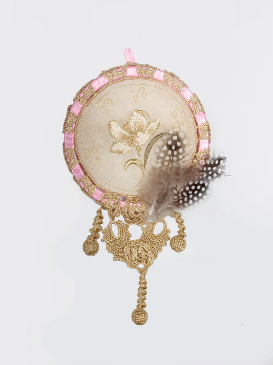 My Little Pink World - Decorated Handmade Dreamcatcher